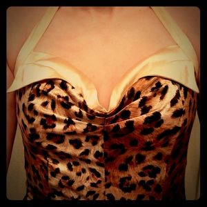 Dina Bar-El Leopard Print Dress